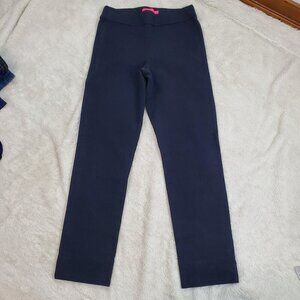 Lilly Pullitzer Navy Blue Cropped Pants Women 4 Classic Capsule Old Money Dressy